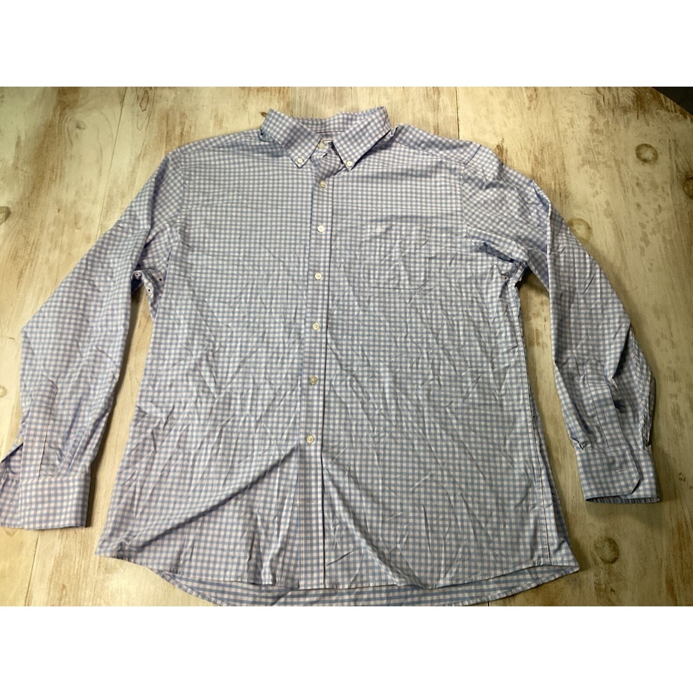 Southern Tide Intercoastal Blue And White Gingham Men's 2XL